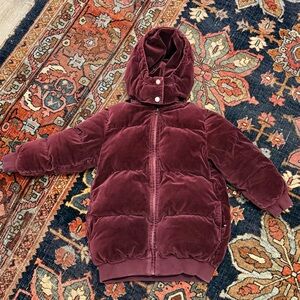 Stella McCartney Kids Burgundy Puffer Jacket